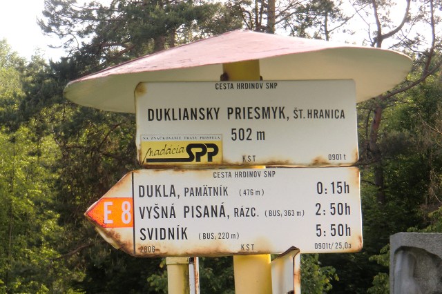 last E8-sign in Slovakia