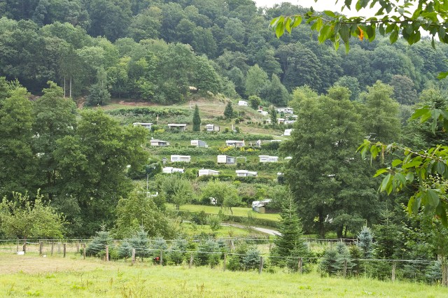 terrace camping site below Lindenfels
