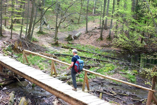 Passing the first lake